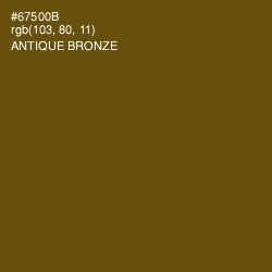 #67500B - Antique Bronze Color Image